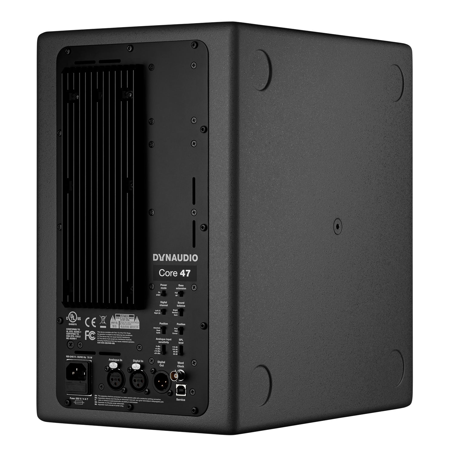 Dynaudio Core 47 - Active 3-Way Nearfield Studio Monitor (Left Side)