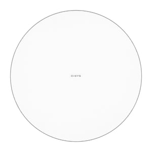 QSC AD-C6T-LPZB-WH - AcousticDesign Premium Low Profile 2-Way 6" Ceiling Speaker (White / Zero Bezel)