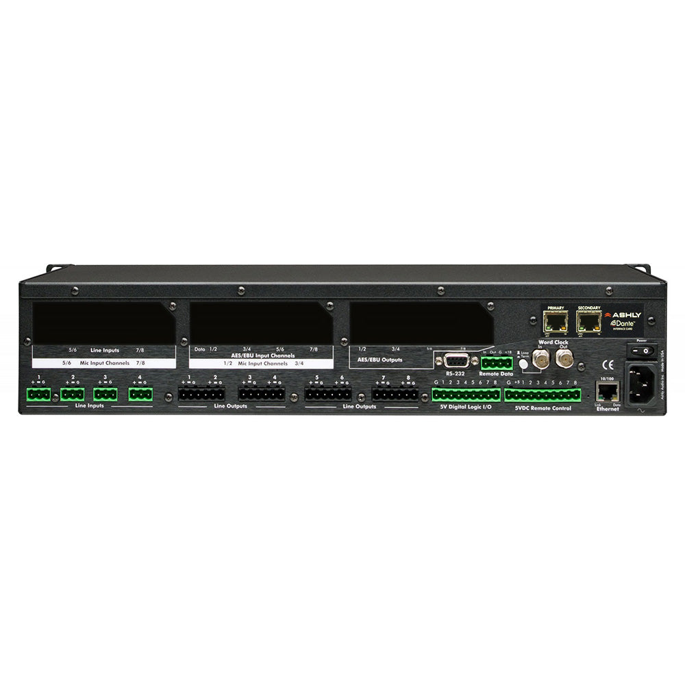 Ashly NE4800T - 4-Input 8-Output Protea DSP Processor with Dante Option