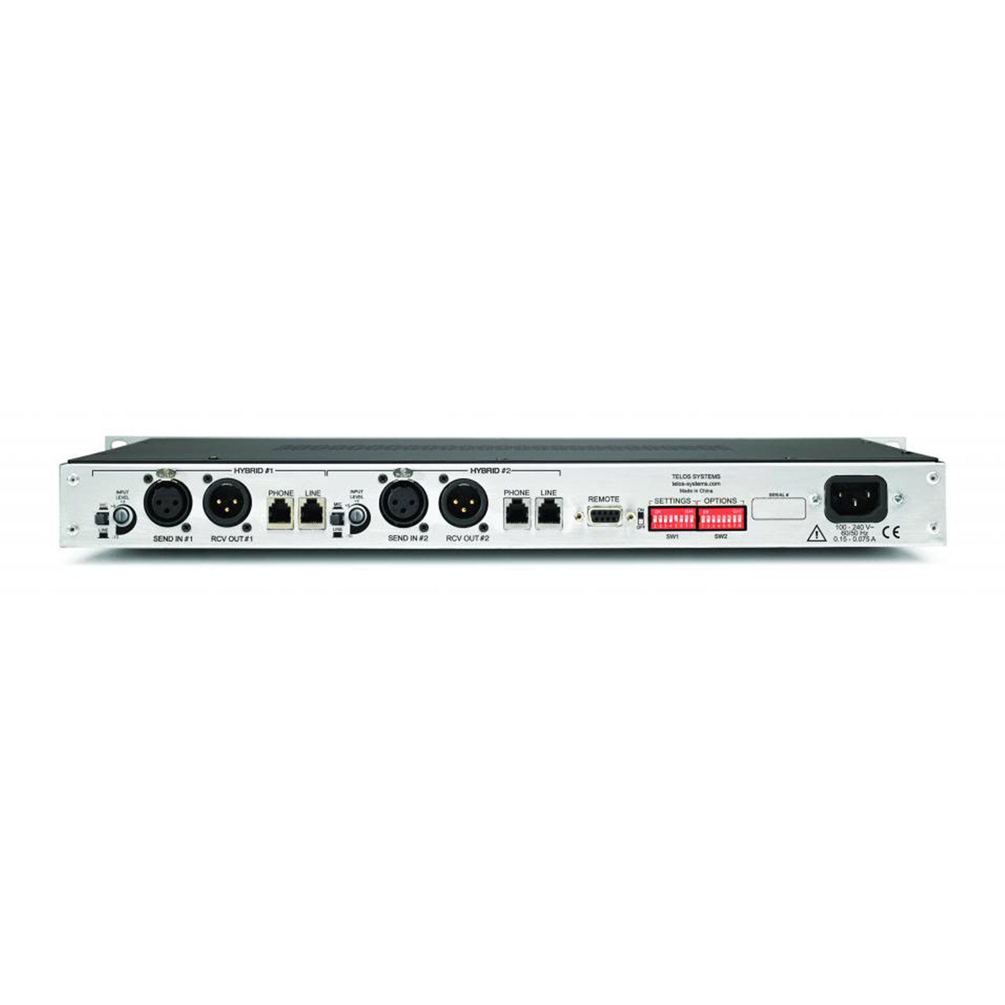 Telos 2001-00243 Hx2 Digital Hybrid Telephone Interface (Analog I/O)