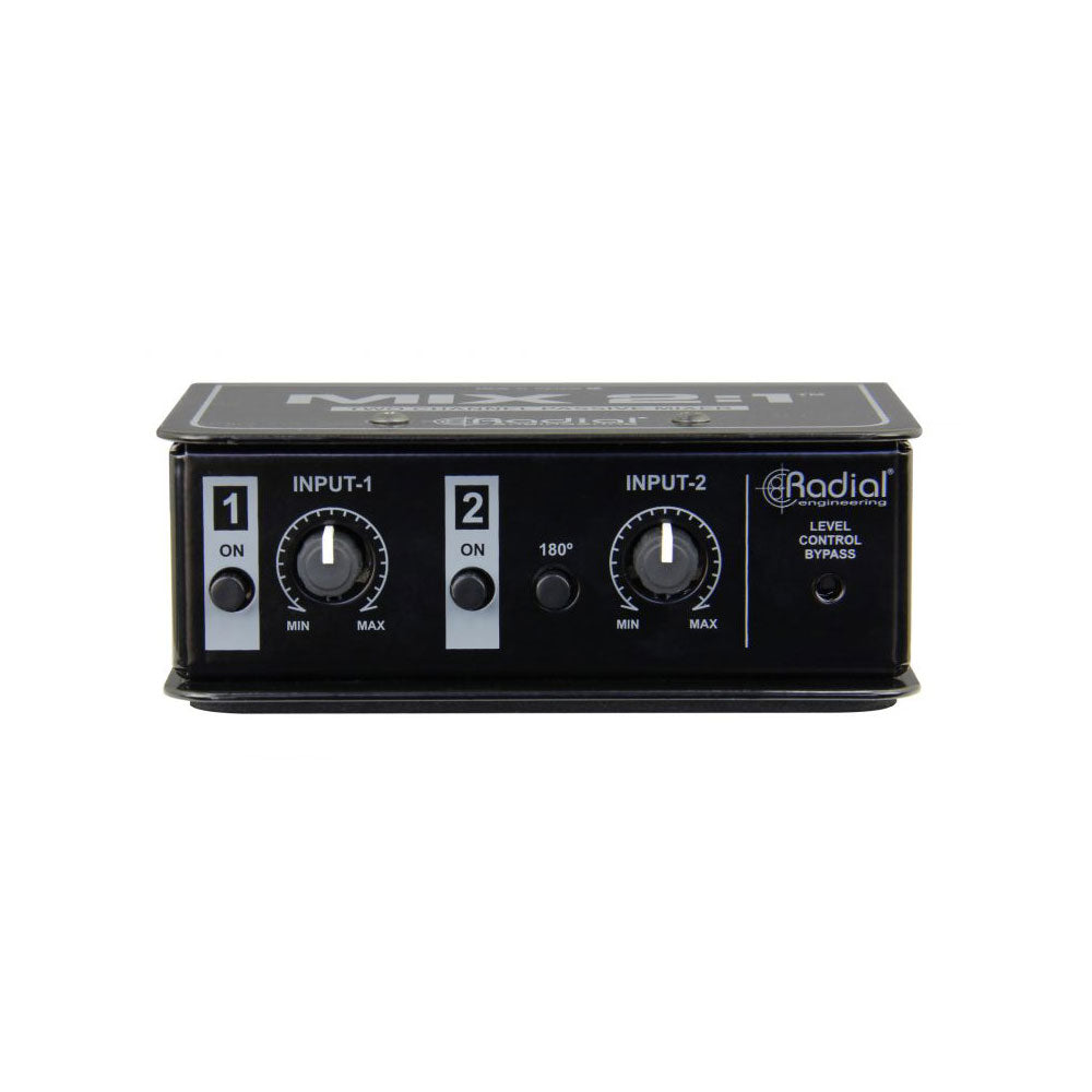 Radial Engineering MIX 2:1 Two-Channel Audio Combiner and Mixer