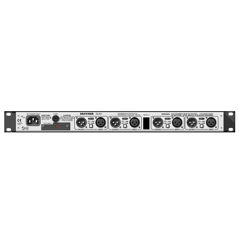 Drawmer DL441 Quad Auto Compressor and Limiter