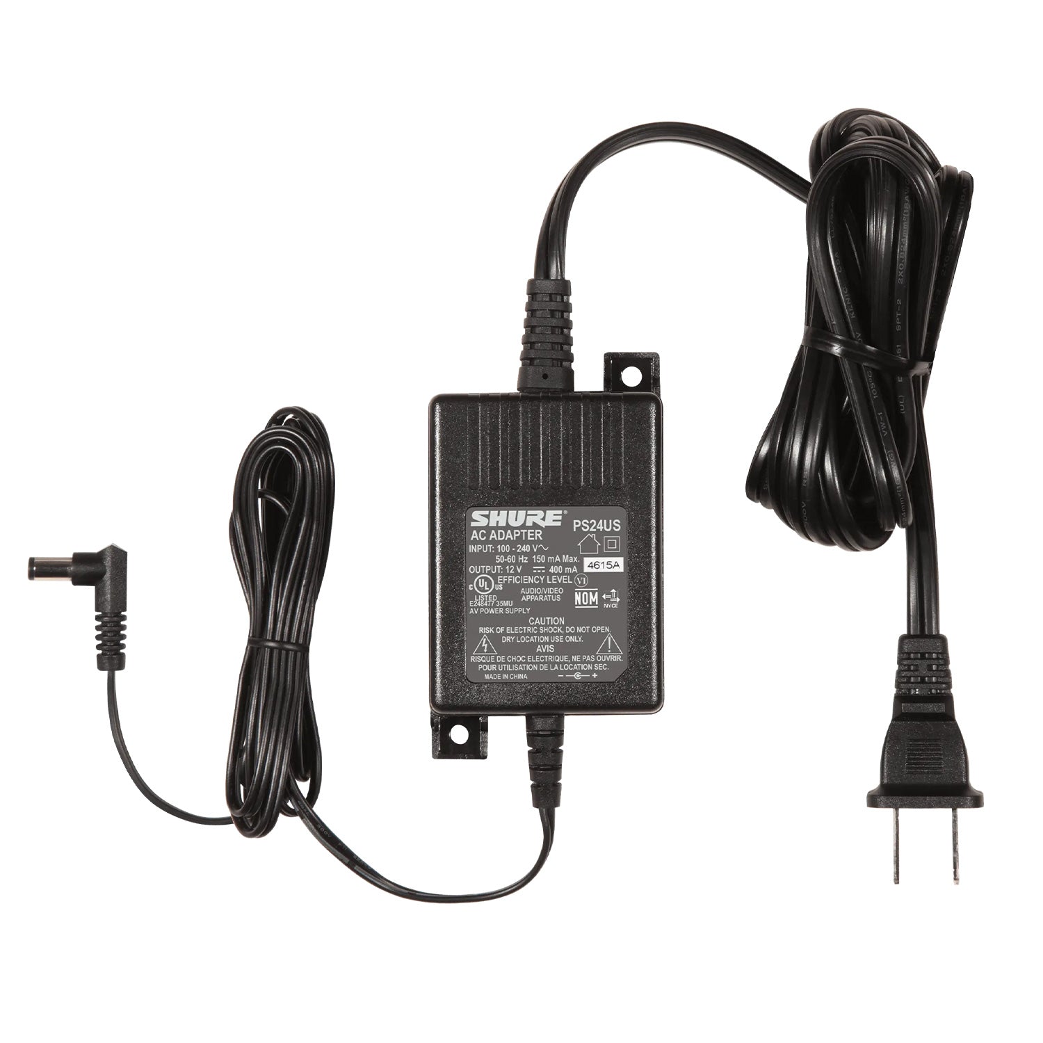 Shure PS24US Power Supply for Many Shure Wireless Receivers