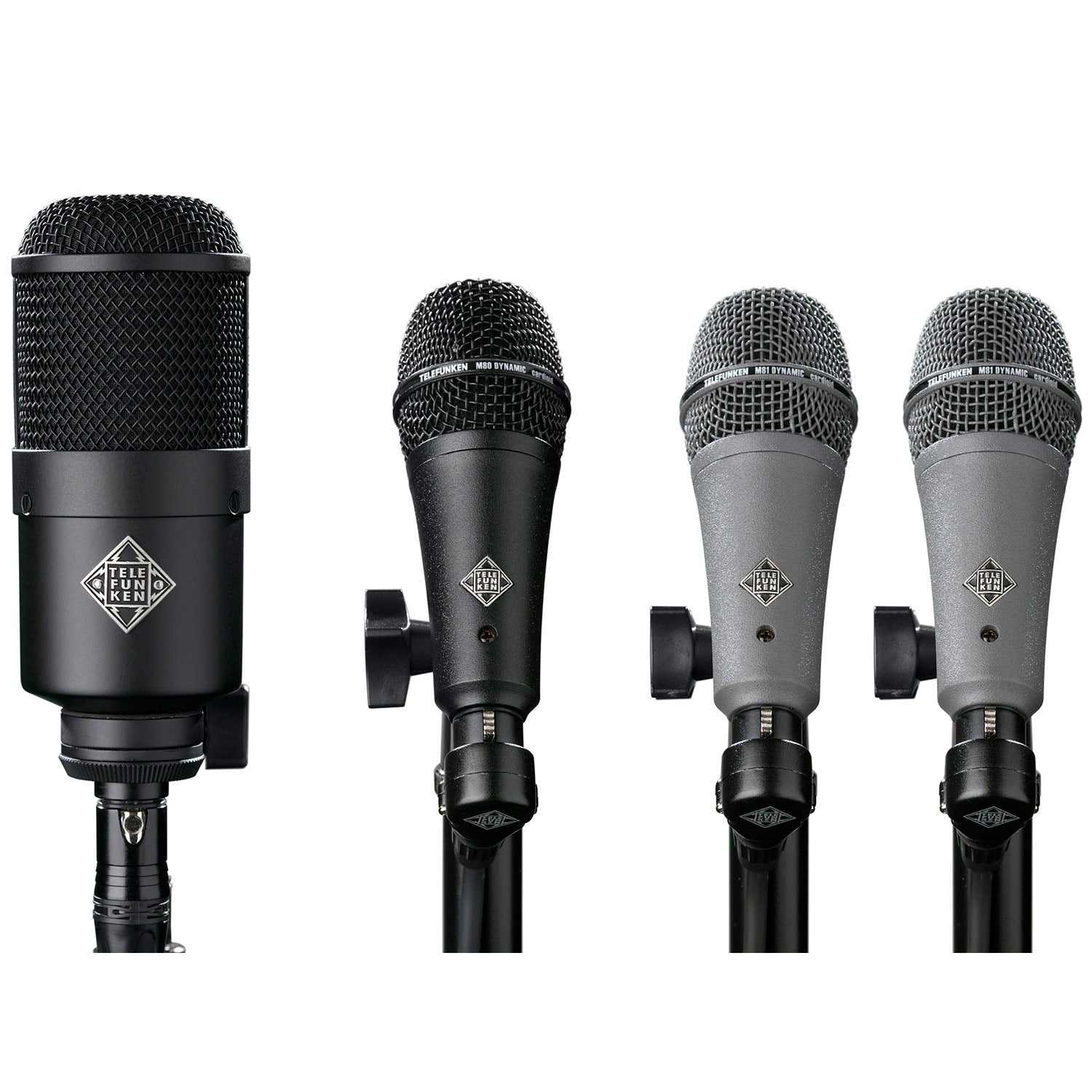 Telefunken DD4 Dynamic Drum Microphone Pack (wth Case)