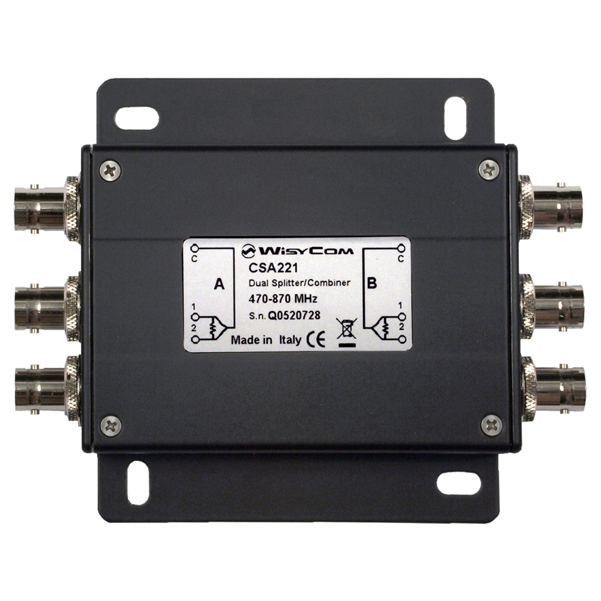 Wisycom CSA221 - Diversity Wideband Antenna Combiner / Splitter