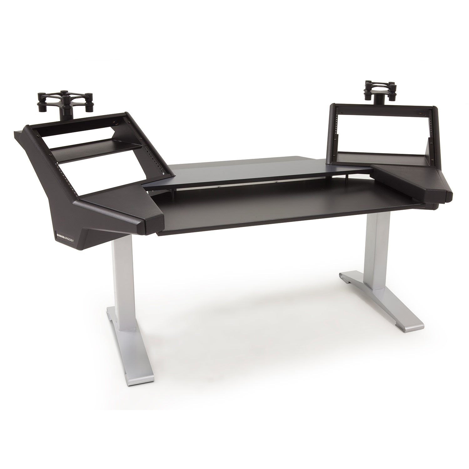 Argosy HALO-K-L-B-S Halo Keyboard Plus (Includes Halo Keyboard Workstation, 2 Rack Shelves, & Set Of Speaker Platforms)