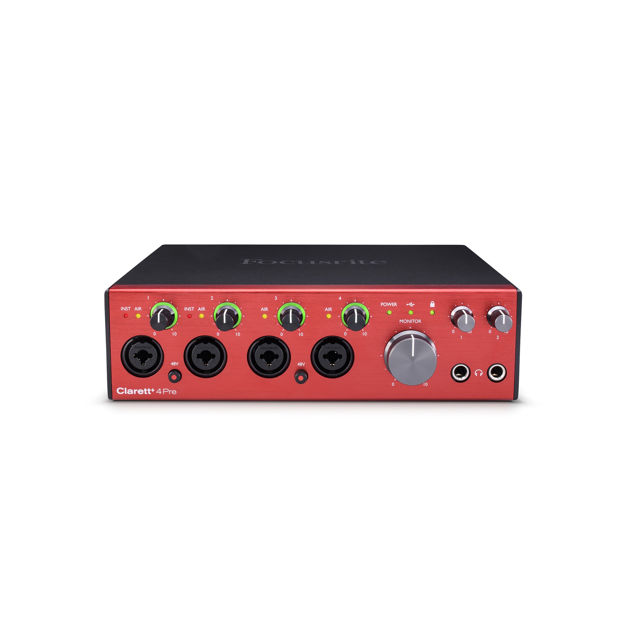 Focusrite Clarett Plus 4Pre - 18-In / 8-Out USB-C Audio Interface