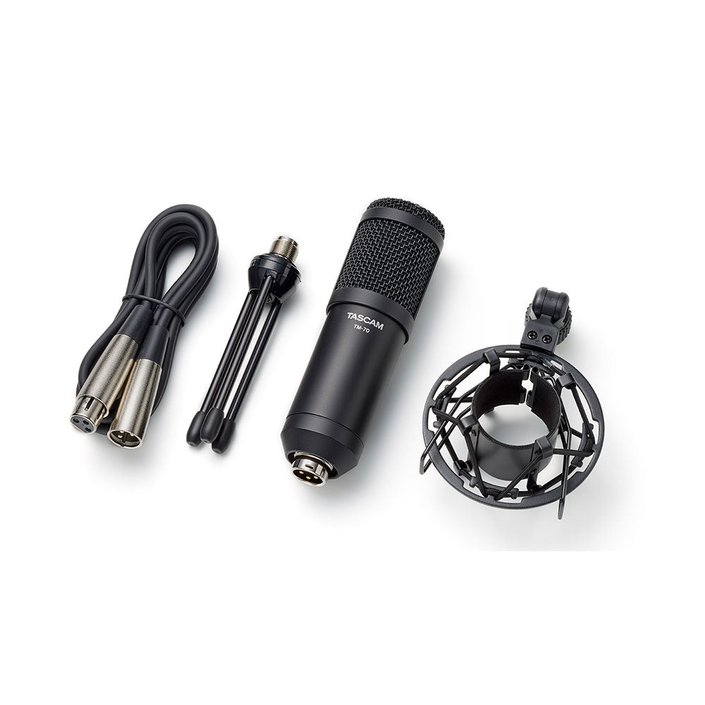 Tascam TM-70 - Dynamic Microphone for Broadcast Streaming