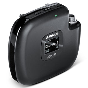 Shure ADX1M Axient Digital Micro Bodypack Transmitter (G57 Band / 470-616 MHz / 3-Pin Lemo)