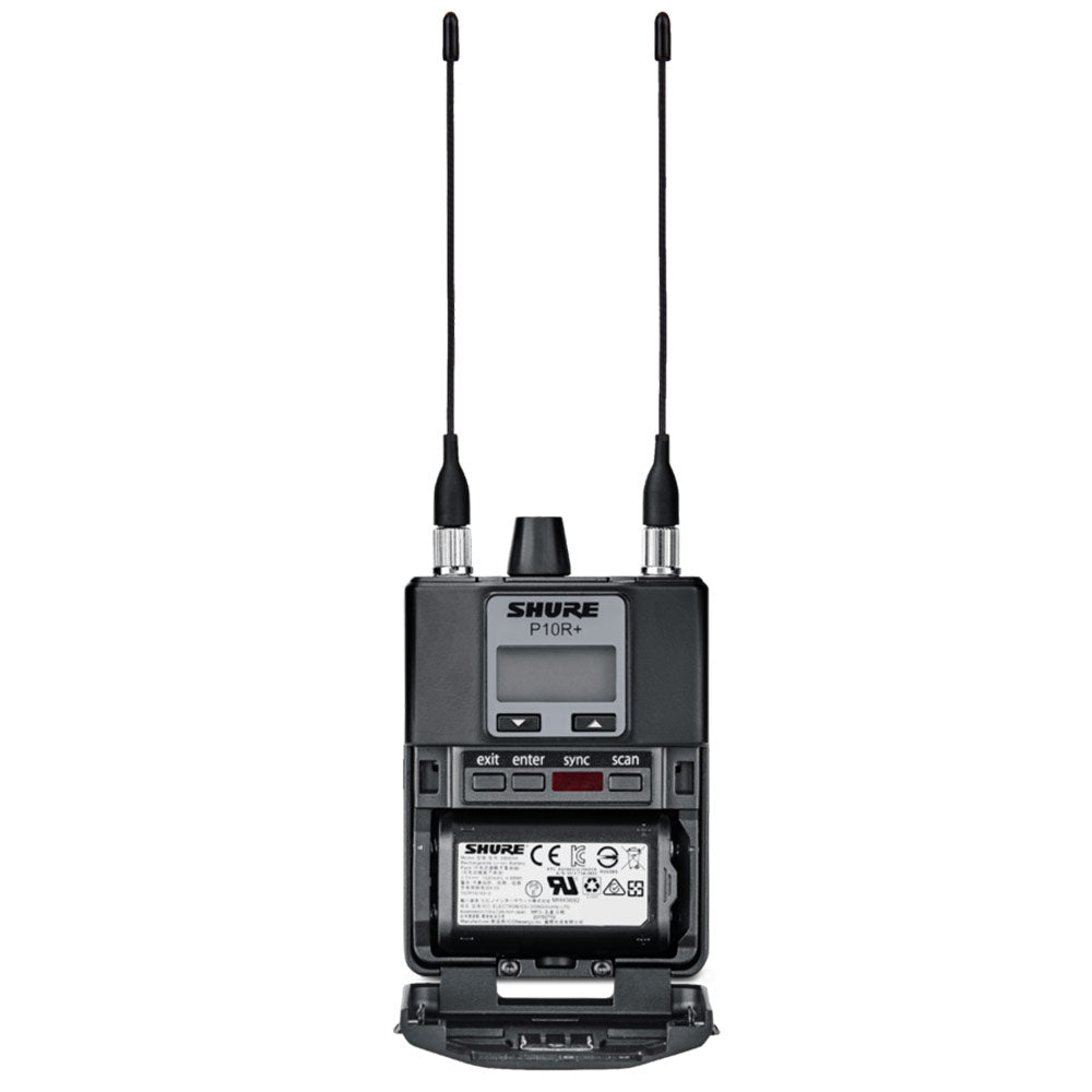 Shure P10R+ Diversity Bodypack Receiver for PSM1000 Systems (H22 Band / 518 - 584 MHz)