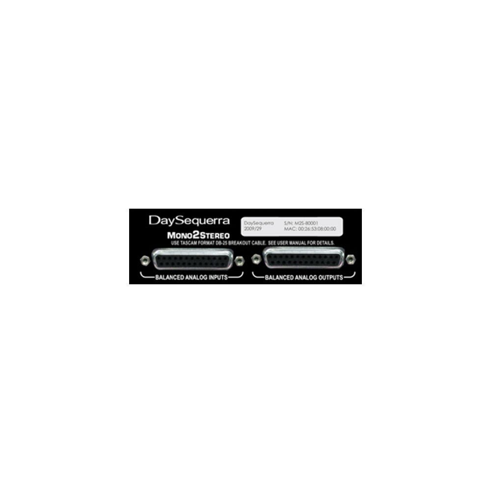 Daysequerra M2S Analog Input / Output Option for Mono2Stereo