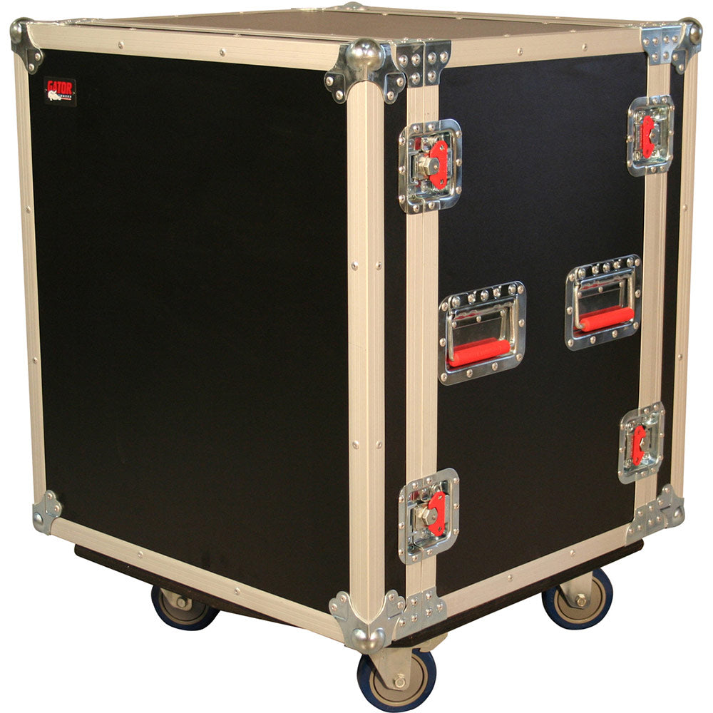 Gator G-TOUR SHK12 CA ATA 12 Space Shock Absorbing Rack Road Case with Casters