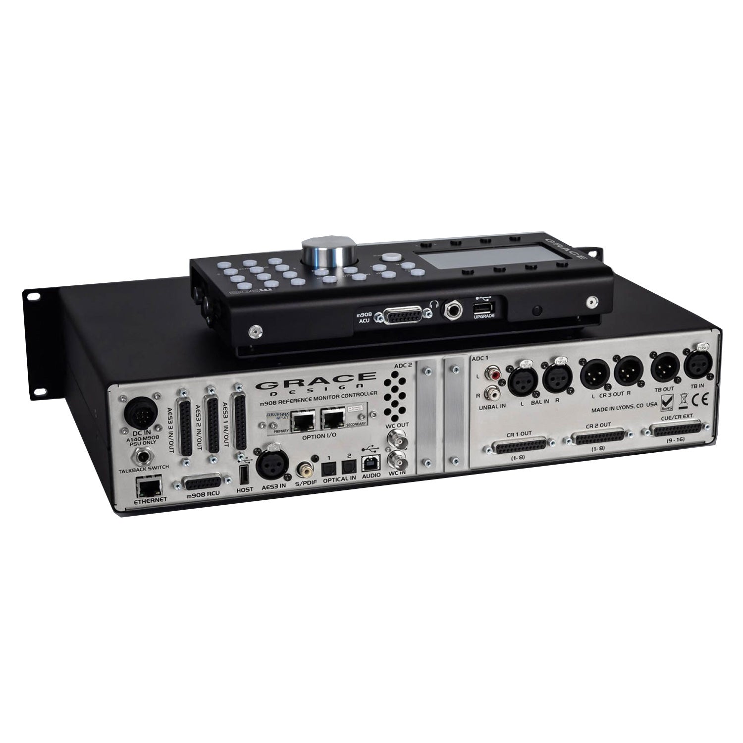 Grace Design m908 - Surround Sound Monitor Controller (Ravenna Option)