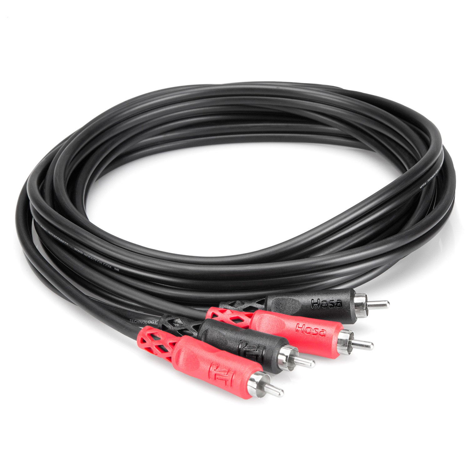 Hosa CRA-206 Stereo Interconnect, Dual RCA to Same, 19.6 feet