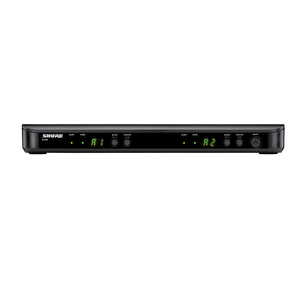 Shure BLX88 Dual Wireless Receiver (H9 Band - 512-542 MHz)
