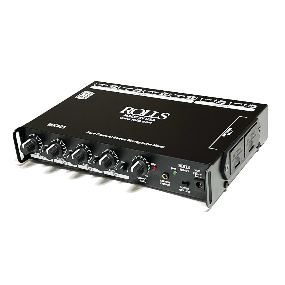 Rolls MX401 - Portable 4-Channel Mixer