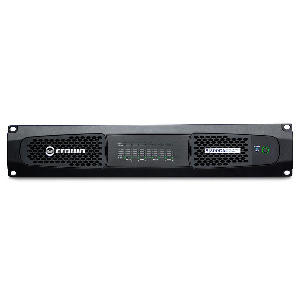 Crown DCi 8|300DA DriveCore Install Power Amplifier with Dante