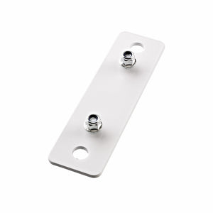 K + M 24358 Adapter Panel 5 for Speaker Wall Brackets (White)