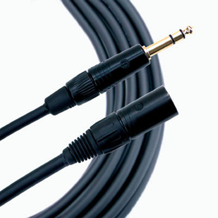 Mogami Gold Series Balanced Patch Cable (TRS to XLRM, 25 Foot)