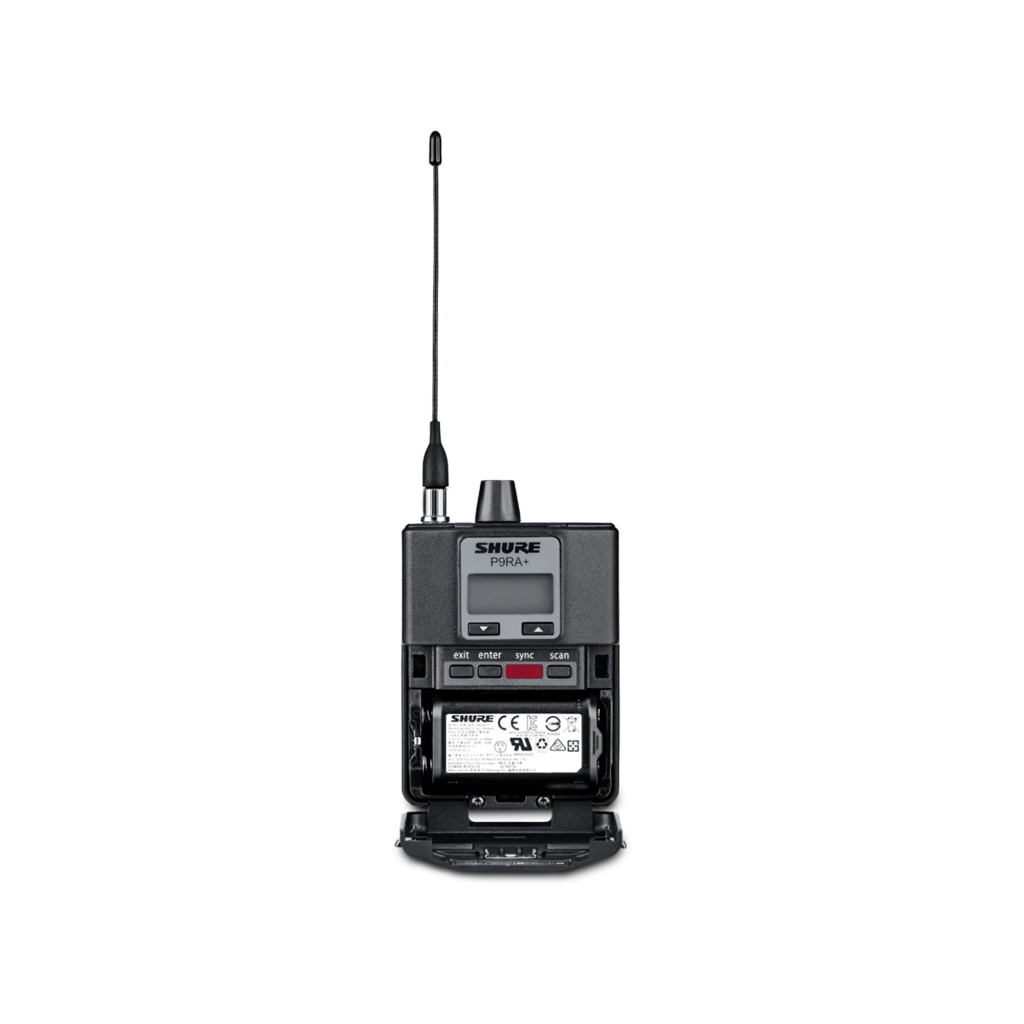 Shure P9RA+ PSM900 Bodypack In-Ear Monitor Receiver (H21 Band - 542-578 MHz)