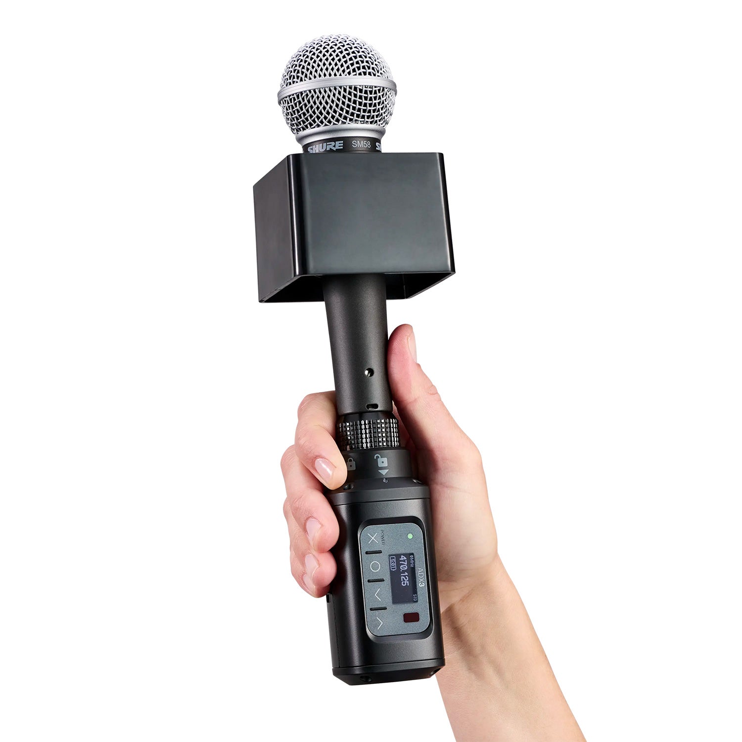 Shure ADX3 - Plug-On Transmitter for Axient Digital Wireless (K54 Band / 606-663 MHz)