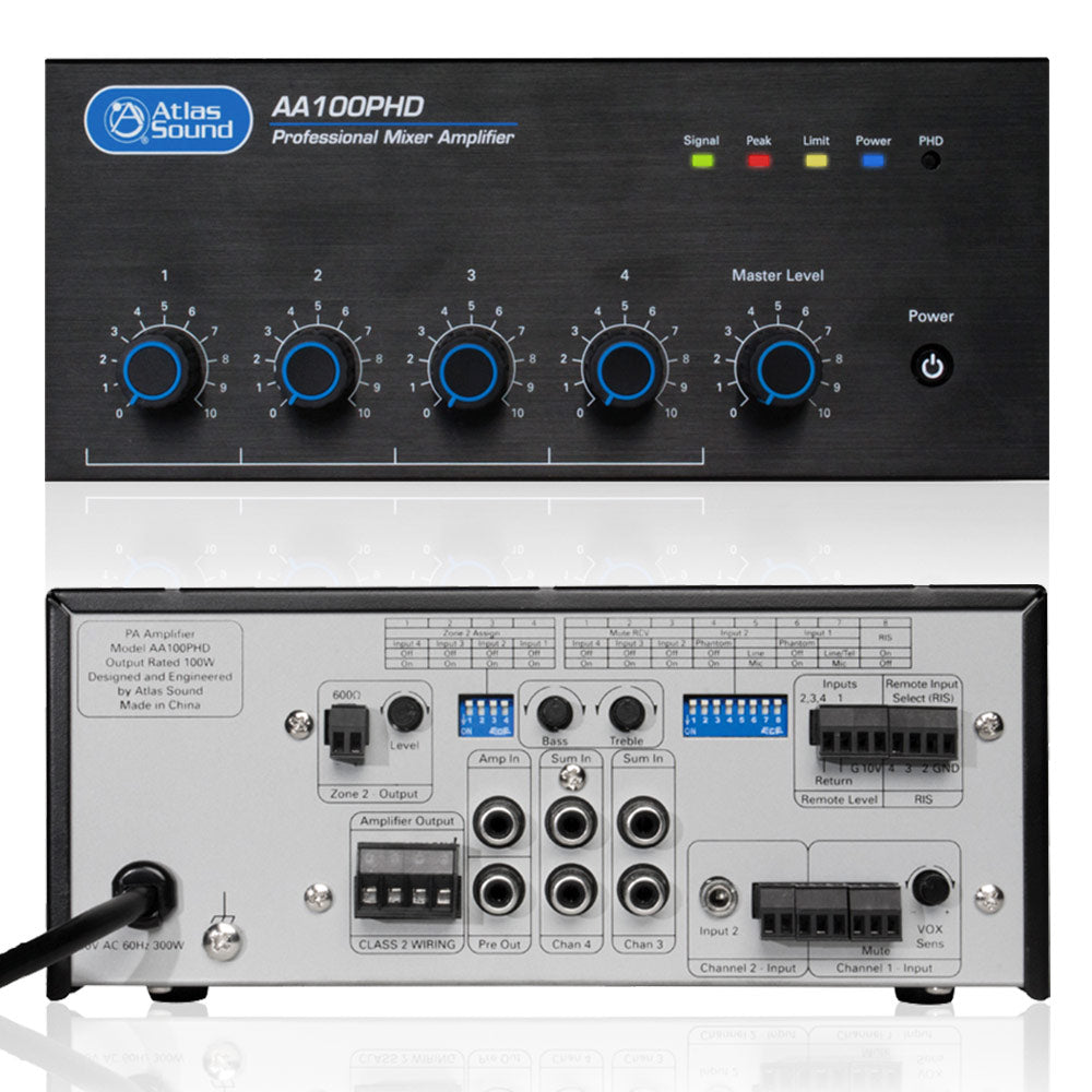 AtlasIED TAS-2 Temporary Audio System (up to 4,960 sq ft)