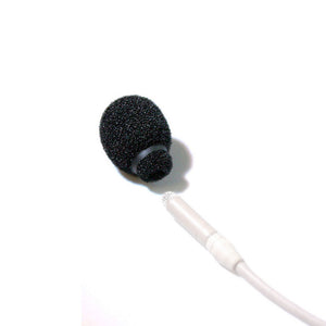 Rycote 75307 Mini Lavalier Mic Foam Windshield (2 Pack) - Black