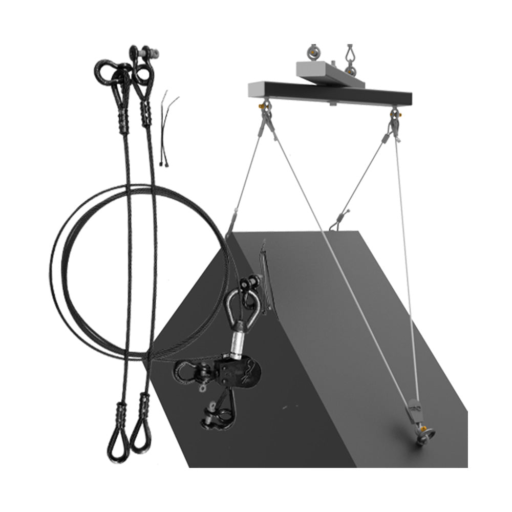 Adaptive Technologies TCK-022-S - Adjustable Tilt Rigging Cable Kit (22-Inch / Silver)