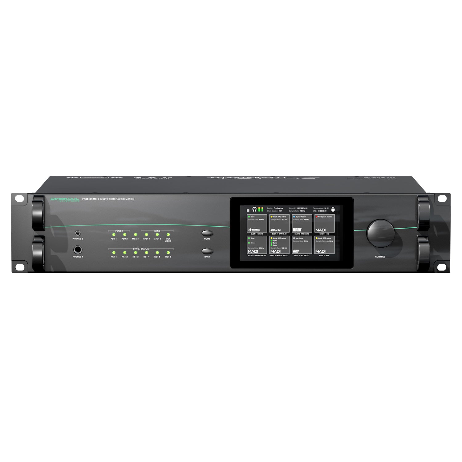 DirectOut PRODIGY.MX - Modular Digital Audio Matrix (Chassis Frame)