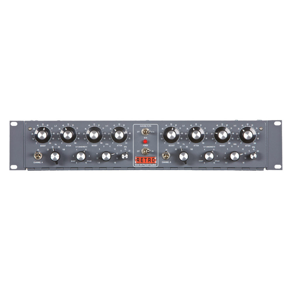Retro Instruments 2A3 Dual Channel Tube Program Equalizer