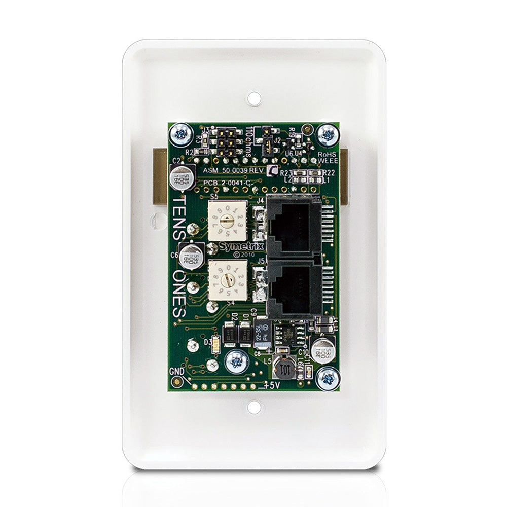 Symetrix ARC-2e Adaptive Wall Plate Controller for Symetrix DSP Systems (White)