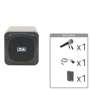 Anchor Audio Mini Link - Portable PA Package with Wired Handheld and Wireless Lapel Microphones