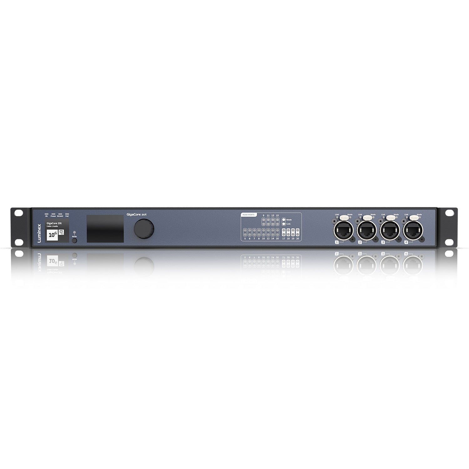 Luminex GigaCore 20t - 10GB Network Switch for AV Systems (16 x 1GB / 4 x 10GB / SFP+)