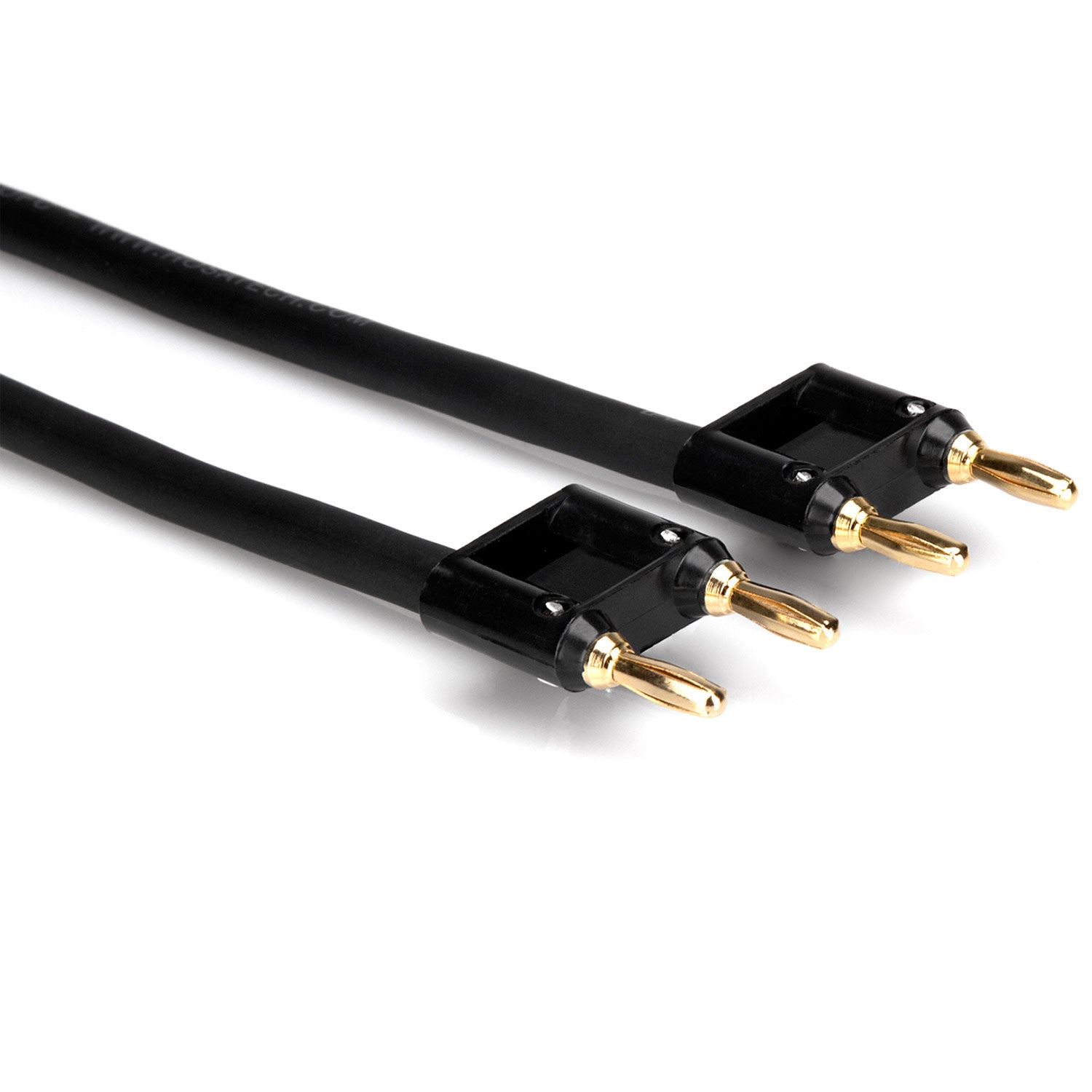 Hosa SKZ-605BB Speaker Cable, Hosa Dual Banana to Same, Black Zip, 5 feet