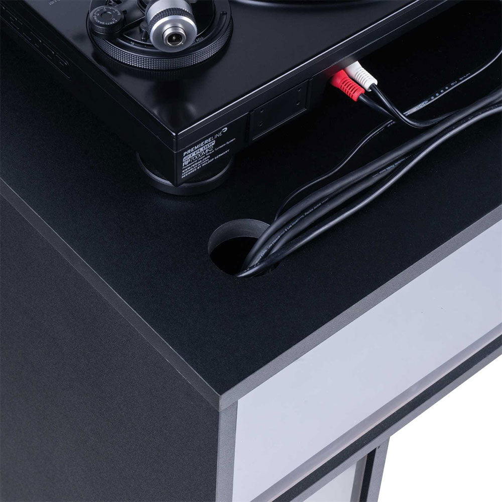 Glorious Modular Mix Station - DJ Console with Storage Options (White)