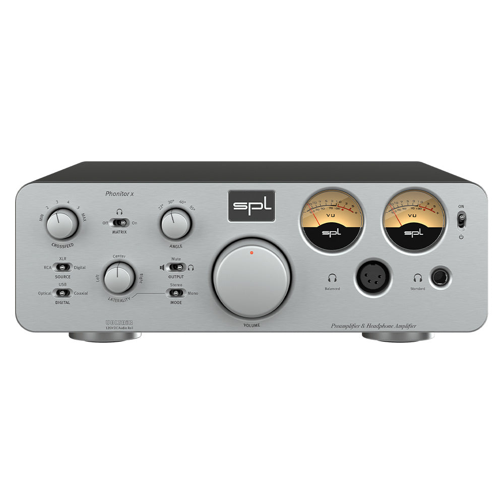 SPL Phonitor X - Headphone Amplifier and Monitor Amplifier (Silver)