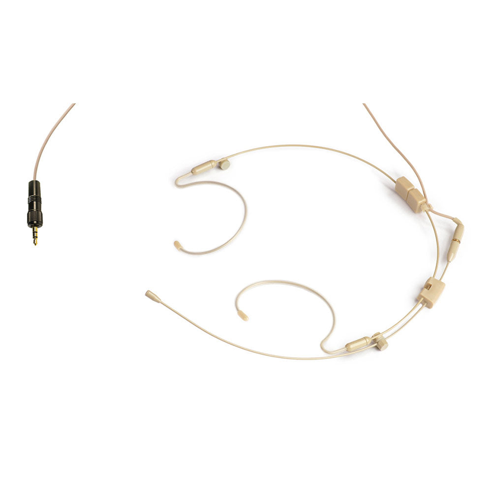 Voice Technologies VT701MKII Headset Microphone (Beige/Locking 3.5mm)