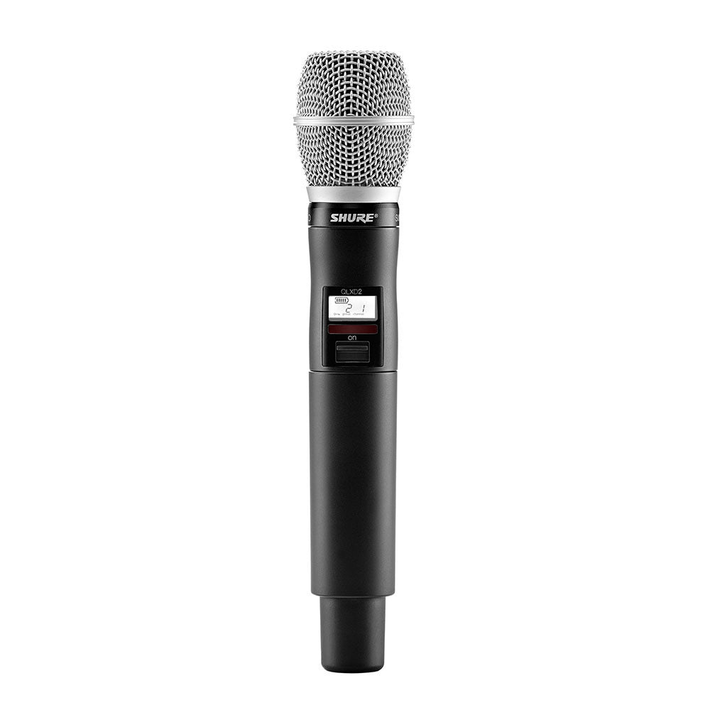 Shure QLXD2/SM86 Wireless Handheld Transmitter (H50 Band - 534-598 MHz)