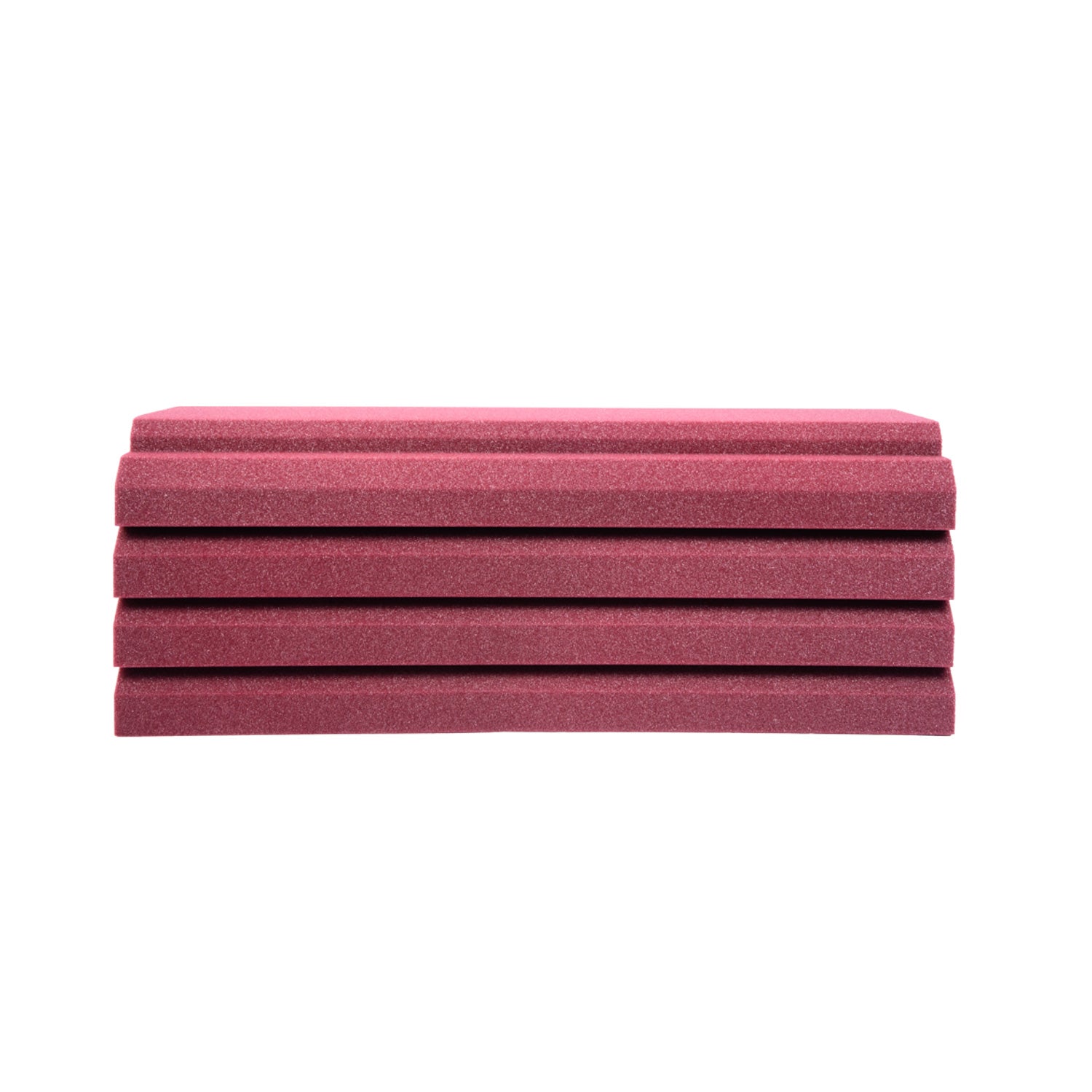 Auralex Studiofoam Royale - WaveCave 1x2 Foot Absorption Panels (Burgundy / Box of 4)