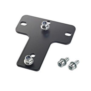 K + M 24359 Adapter Panel 6 for Speaker Wall Brackets (Black)