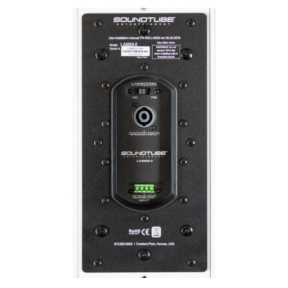 Soundtube LA880i-II-WH - Three-Way Line Array Column Loudspeaker (White)