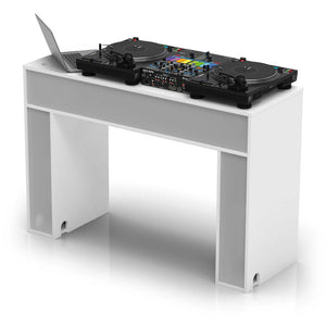 Glorious Modular Mix Station - DJ Console with Storage Options (White)