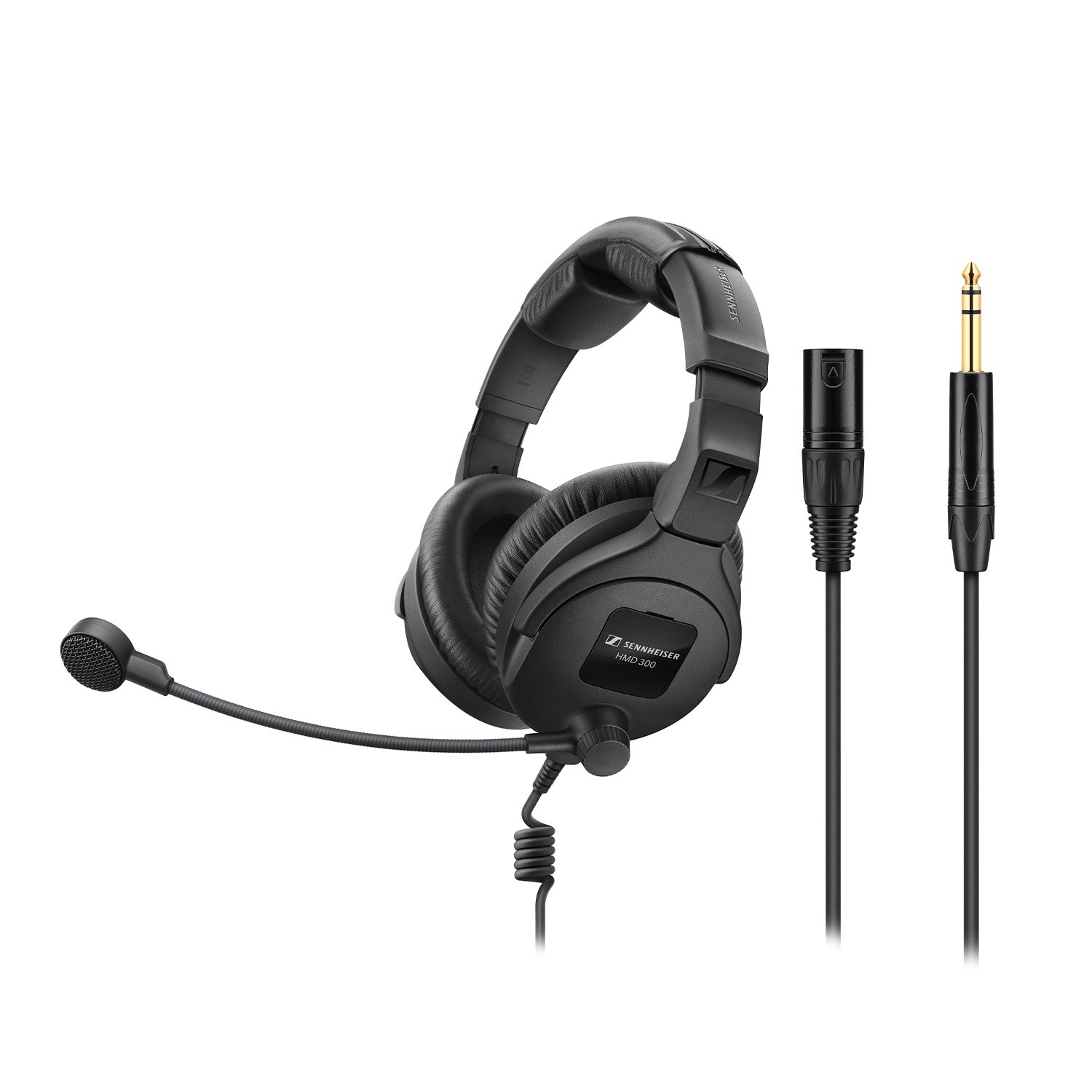 Sennheiser HMD 300 X3K1 - Around-Ear Broadcast Headset (with XLR / 1/4" Cable)