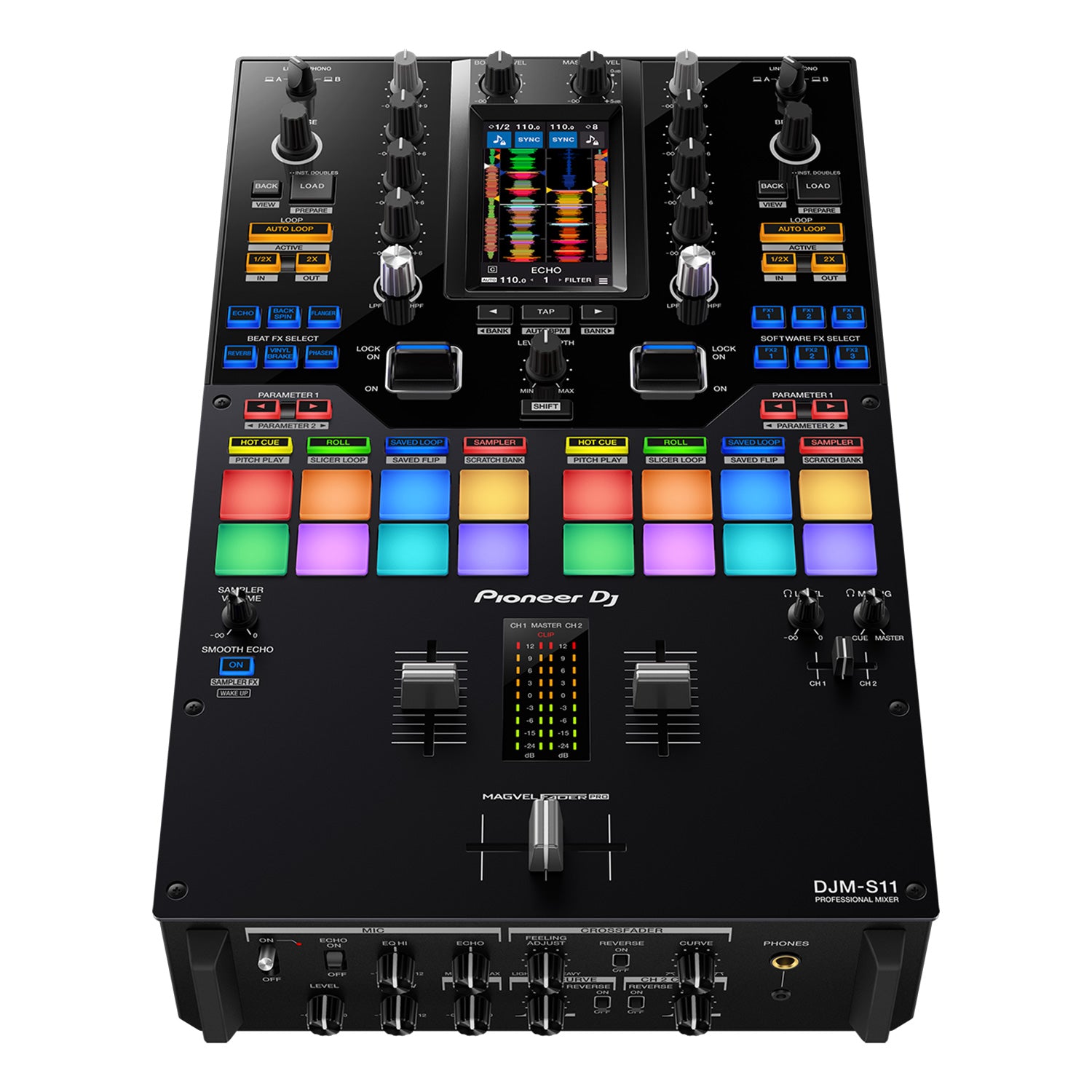 Pioneer DJM-S11 - Professional Scratch Style 2-Channel DJ Mixer