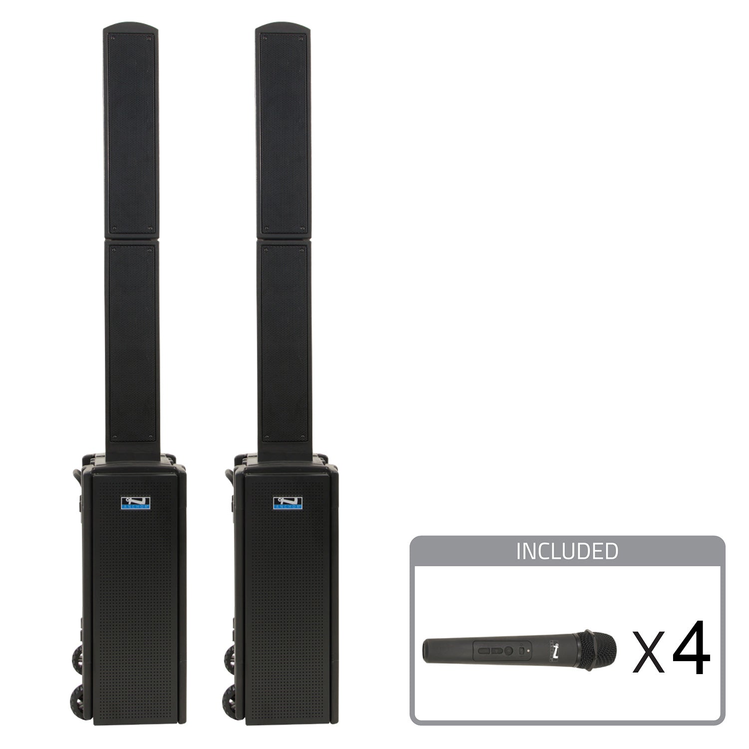 Anchor Audio Beacon 2 AirFlex XR4 - Portable PA Package with 4x Wireless Handheld Microphones