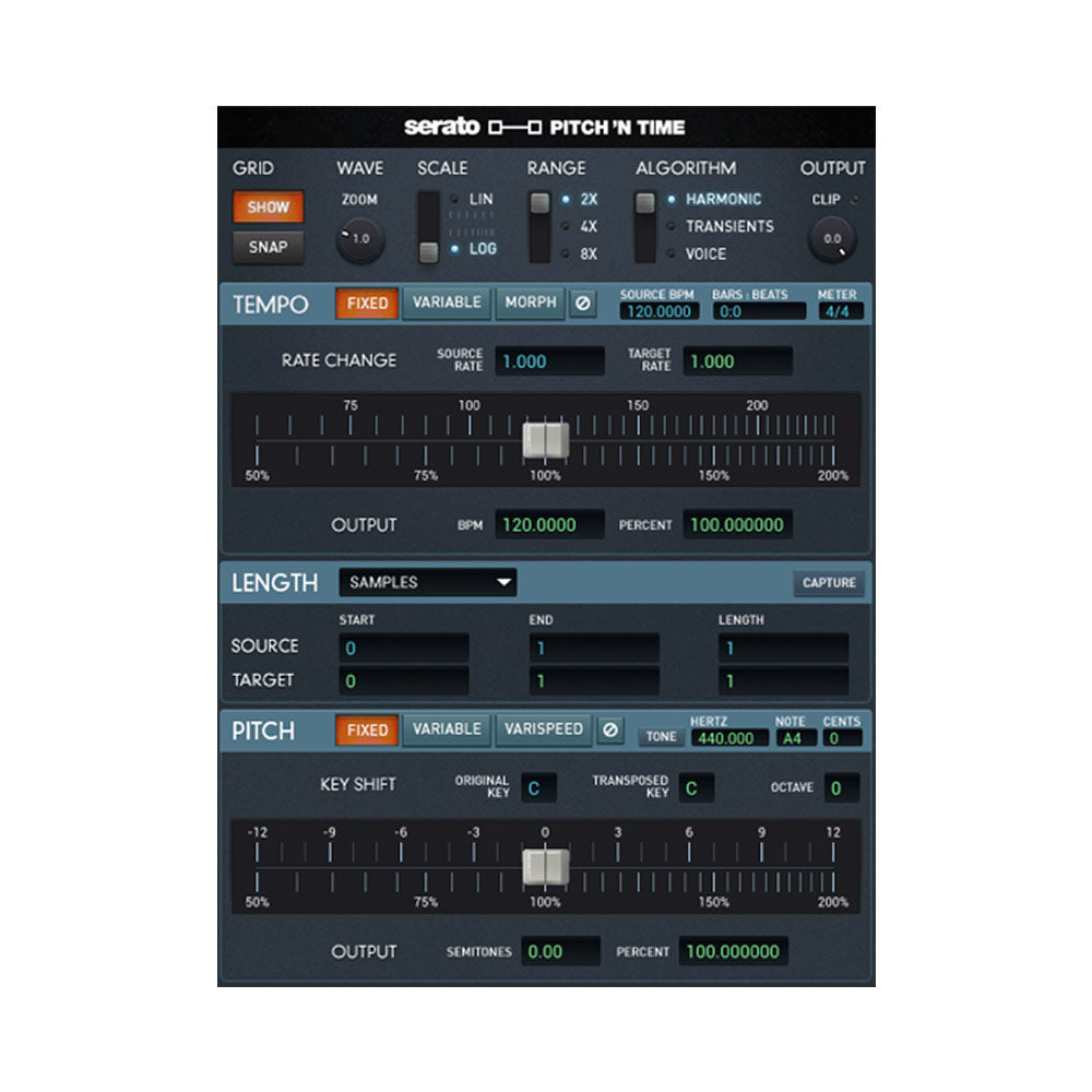 Serato Pitch N Time Pro 3.0 Time Compression/Expansion Software for Pro Tools