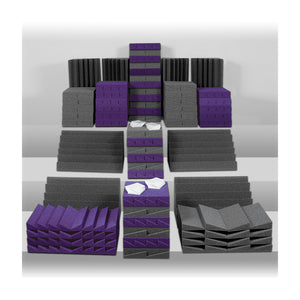 Auralex D108L Designer Series Roominator DST Kit (Charcoal/Purple)