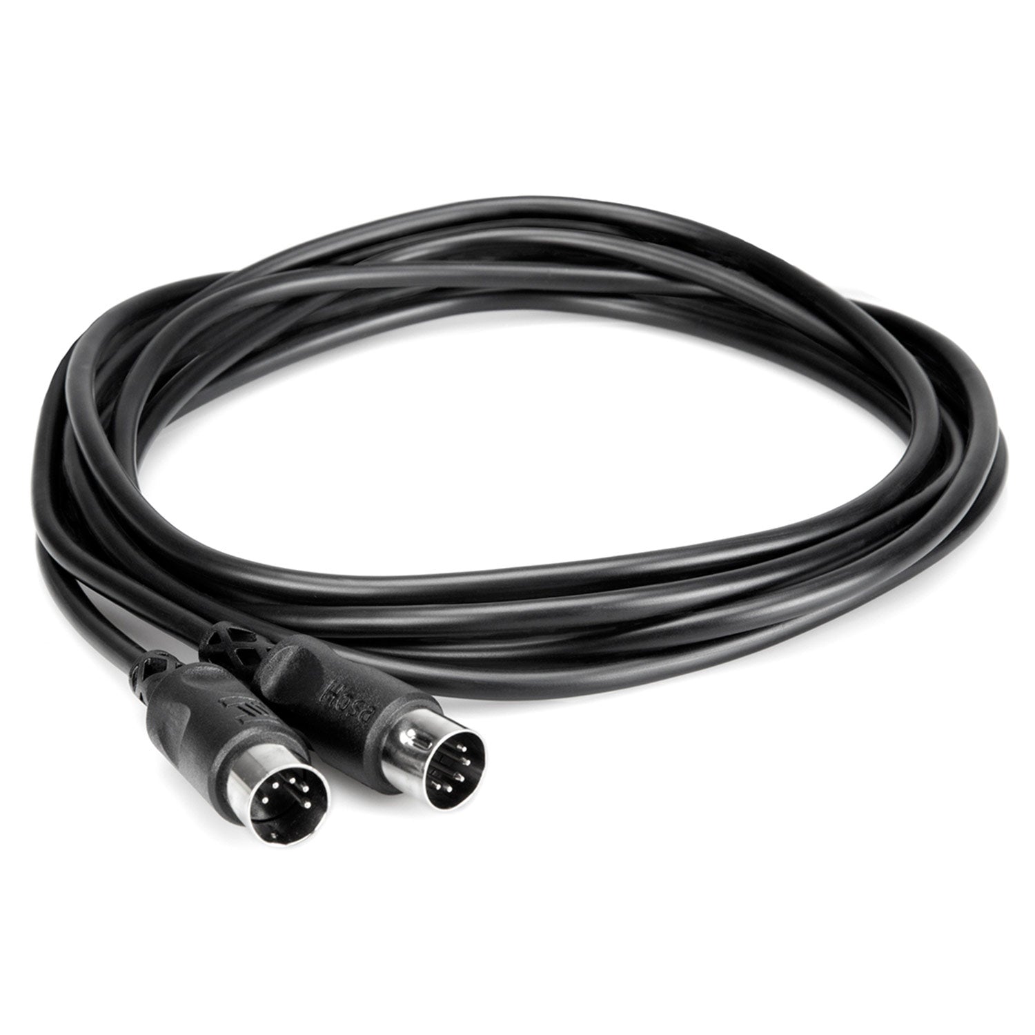 Hosa MID-305BK MIDI Cable, 5-pin DIN to Same, 5 feet