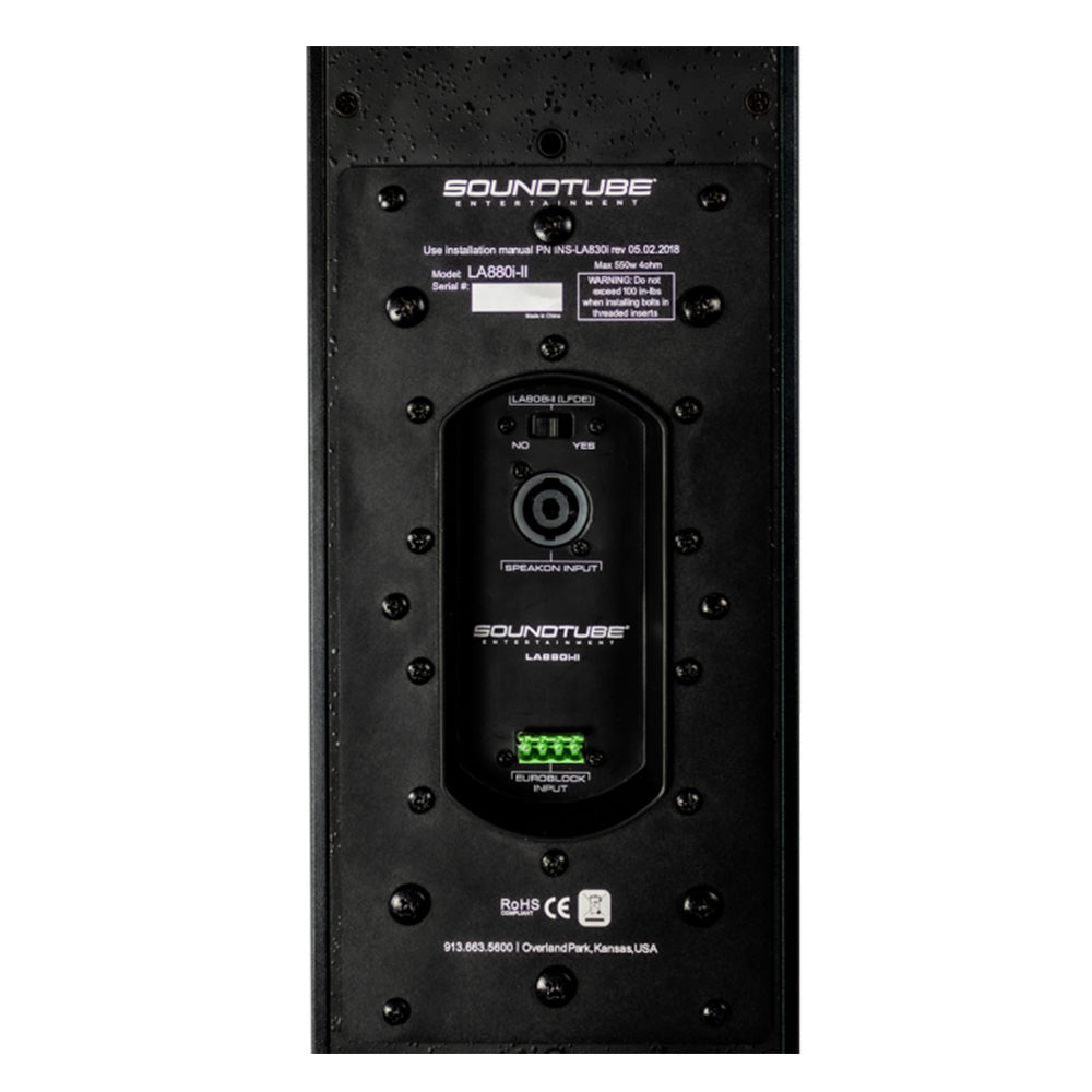 Soundtube LA880i-II-BK - Three-Way Line Array Column Loudspeaker (Black)