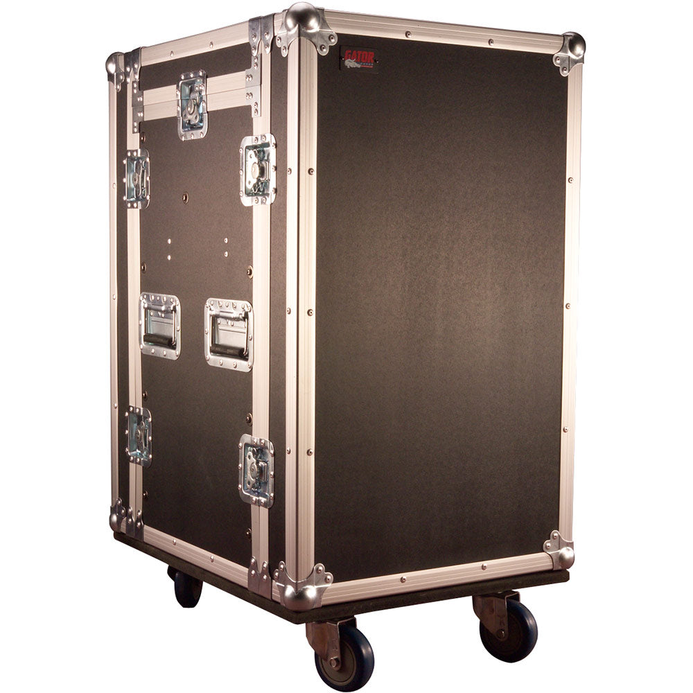 Gator G-TOUR 10X14 PU ATA Style Pop-Up Console Rack Road Case with 10U Top & 14U Bottom